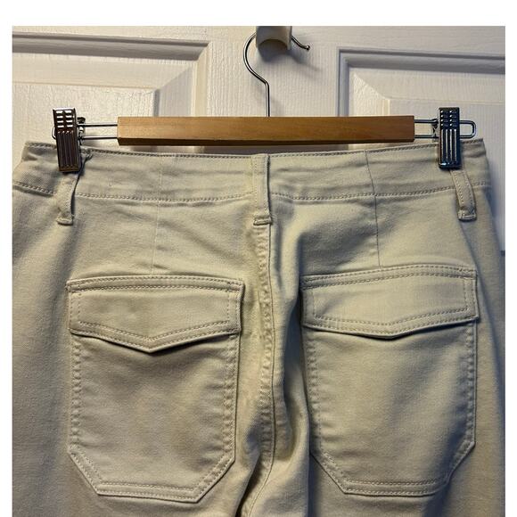 Cabi 6264 Compass Pant Oyster Beige Joggers Utility Ankle Zip, Size 4 - Picture 8 of 11